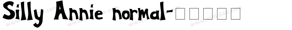 Silly Annie normal字体转换